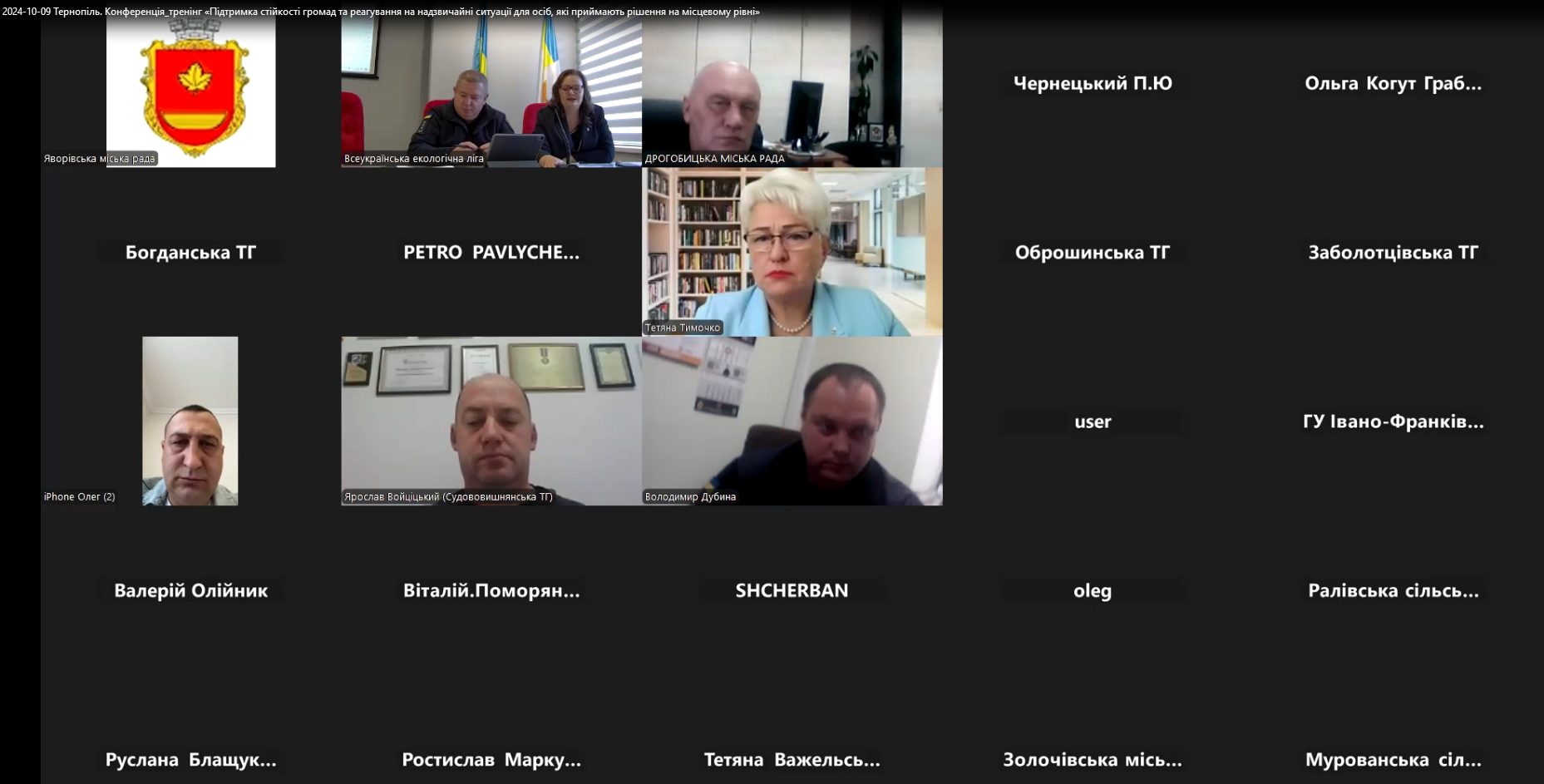 Учасники конференції Тернопіль 1