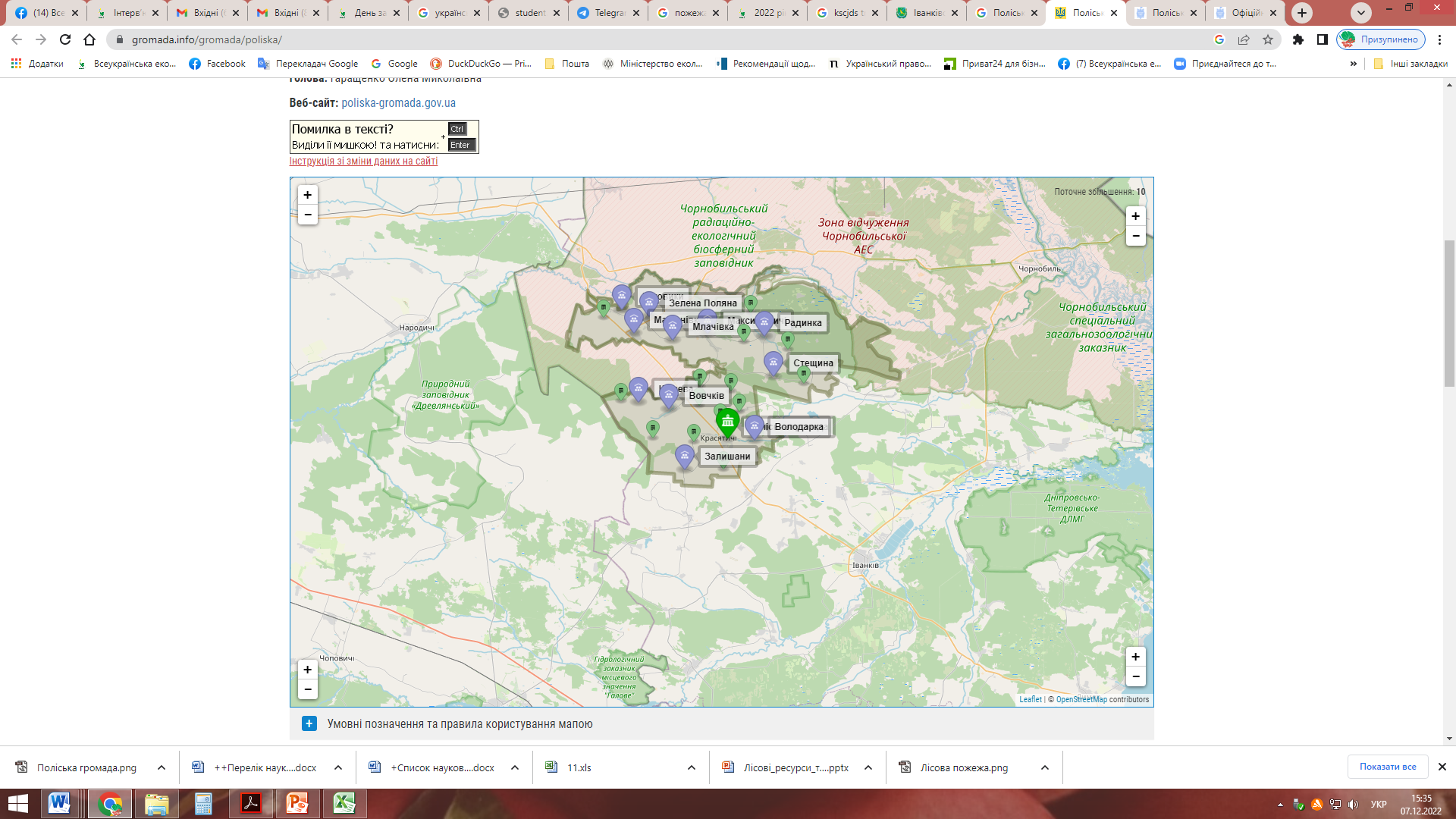 Мета проєкту «Створення громадської системи протипожежного захисту лісів в Україні»