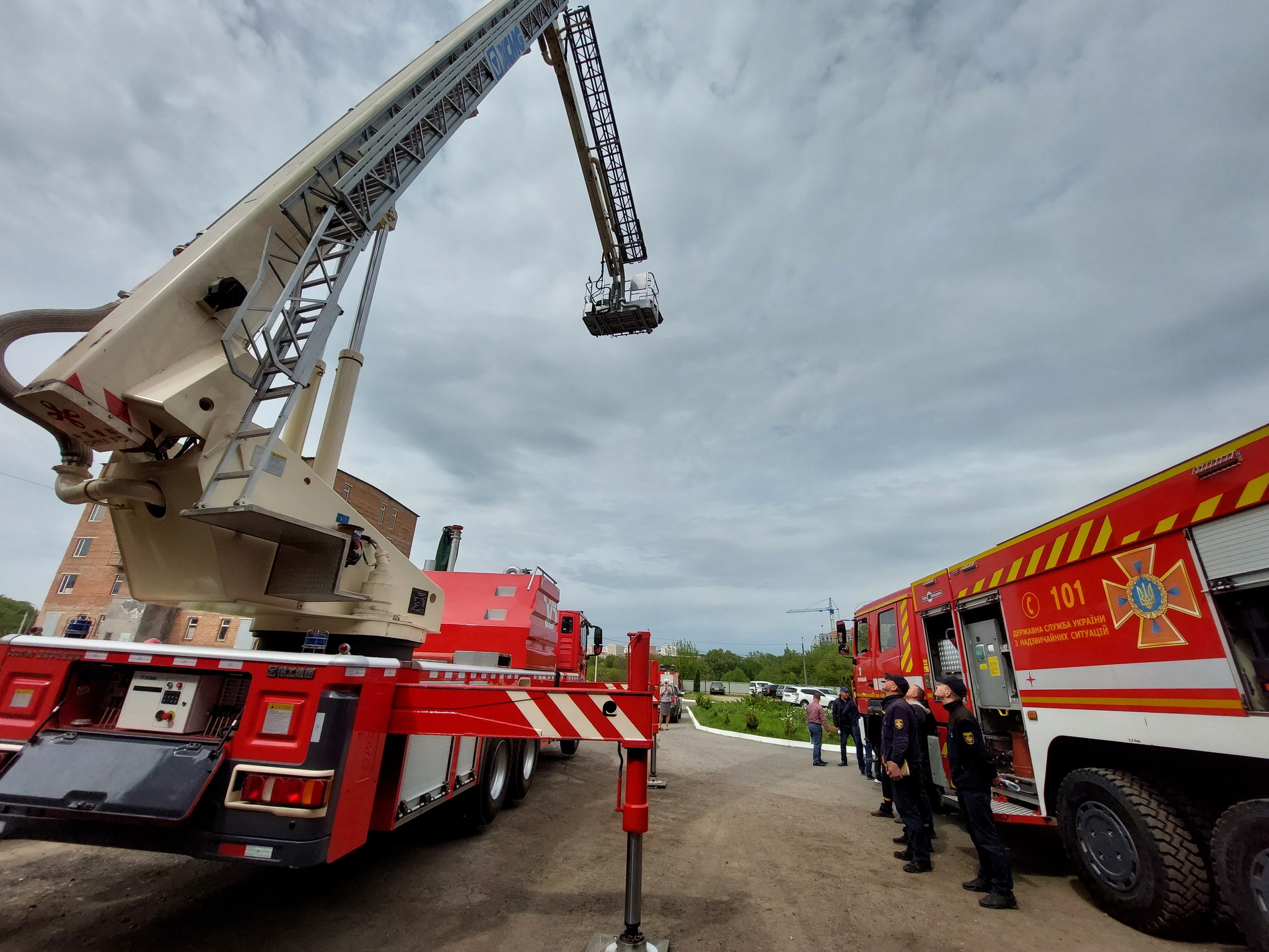 Практичне навчання членів добровільної пожежної охорони